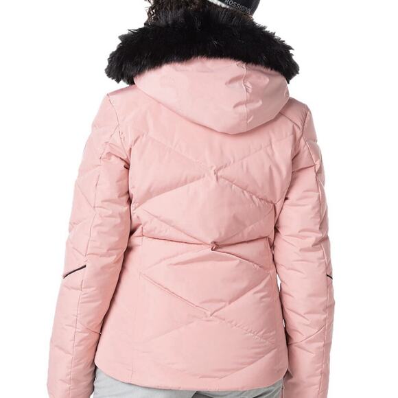 Rossignol Jacket Size Small Womens Cooper Pink Staci Pearly Full Zip Black $350 - Picture 13 of 16